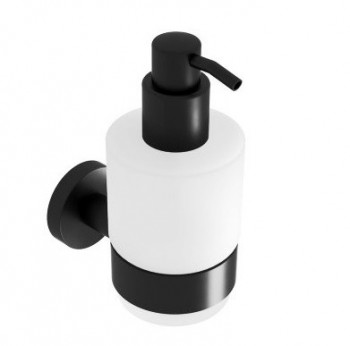 REMER Guest GS13NO Дозатор для жидкого мыла подвесной (белый | черный матовый)