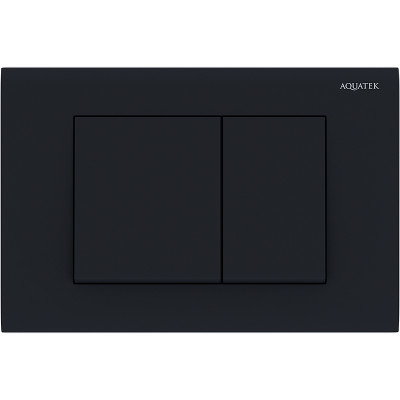 Клавиша смыва Aquatek KDI-0000012 черная пластик