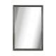 Зеркало GFmark в узорной рамке, 450х700х33 мм пластик серебро (45762)  (45762)
