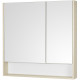 Зеркальный шкаф в ванную Aquaton Сканди 90 1A252302SDB20 белый дуб верона прямоугольное  (1A252302SDB20)