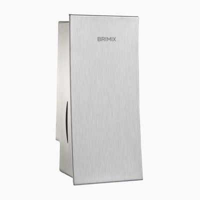 Дозатор для жидкого мыла Brimix 645, нержавеющая сталь, 0,8 л
