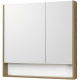 Зеркальный шкаф в ванную Aquaton Сканди 90 1A252302SDZ90 белый дуб рустикальный  (1A252302SDZ90)