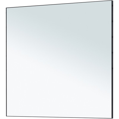 Зеркало в ванную De Aqua Сильвер 90 261673 черное матовое прямоугольное