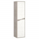 Шкаф-пенал в ванную Onika Брендон 35 подвесной, бетон крем камень светлый, универсальный (403565)  (403565)