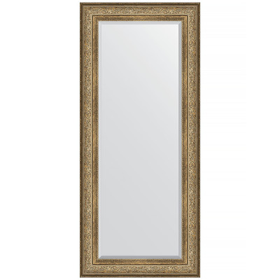 Зеркало настенное Evoform Exclusive 160х70 BY 3581 с фацетом в багетной раме Виньетка античная бронза 109 мм