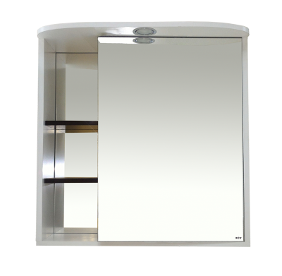 Зеркальный шкаф Misty Венера 80 правый со светом комбинированное 80х80 (П-Внр04080-25СвП)