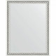 Зеркало настенное Evoform Definite 45х35 BY 1326 в багетной раме Витое серебро 28 мм  (BY 1326)
