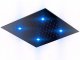 Otler Sapphire SA32 квадратный душ с подсветкой, синий, 32 х 32см  хром (SA32 cr)