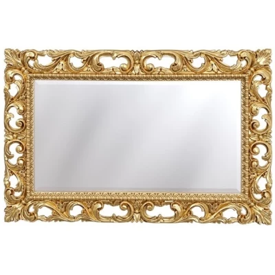 Зеркало для ванной 114х74,3 см золотой Caprigo PL106-1-ORO прямоугольное