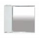 Зеркальный шкаф Misty Элвис - 85 Зеркало-шкаф лев. (свет) белая эмаль П-Элв-01085-011Л  (П-Элв-01085-011Л)