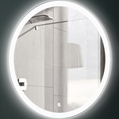 Зеркало в ванную Esbano 50 ESMI2481 с подсветкой с сенсорным выключателем округлое
