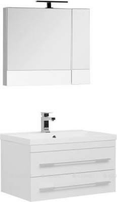 Комплект мебели для ванной Aquanet Нота 75 белый камерино (00287701)