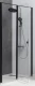 Душевая дверь Allen Brau Priority 120х200 см, стекло прозрачное, профиль черный браш (3.31009.BBA)  (3.31009.BBA)