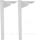 Ножки для мебели Aquanet Nova белый, 2 шт (00243730)  (00243730)