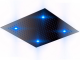 Otler Sapphire SA52 квадратный душ с подсветкой, синий, 52 х 52см хром (SA52 cr)