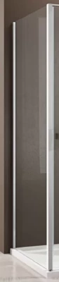 Боковая стенка душевого ограждения Allen Brau Priority 90х200 см, стекло прозрачное, профиль серебро браш (3.31017.BA)