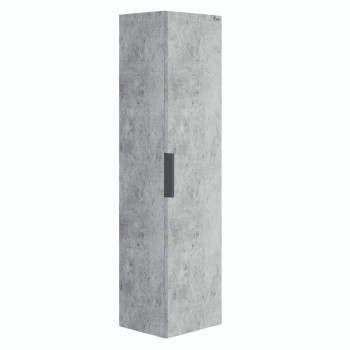 Шкаф-пенал в ванную Onika Девис 30 подвесной, бетон чикаго, универсальный (403071)