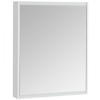 Зеркальный шкаф в ванную Aquaton Нортон 65 1A249102NT010 белый глянец