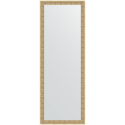 Зеркало настенное Evoform Definite 142х52 BY 1068 в багетной раме Сусальное золото 47 мм