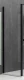 Боковая стенка душевого ограждения Allen Brau Priority 90х200 см, стекло прозрачное, профиль черный браш (3.31018.BBA)  (3.31018.BBA)