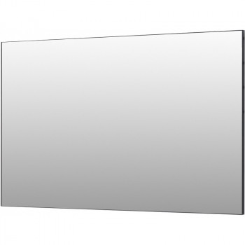 Зеркало в ванную De Aqua Сильвер 120 261675 черное матовое прямоугольное