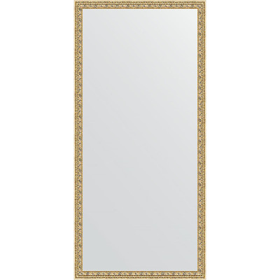 Зеркало настенное Evoform Definite 152х72 BY 1113 в багетной раме Сусальное золото 47 мм