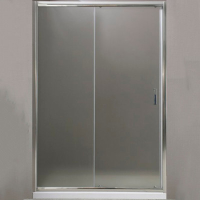 Душевая дверь BelBagno Uno 150 UNO-195-BF-1-150-P-Cr п-ль хром стекло рифленое