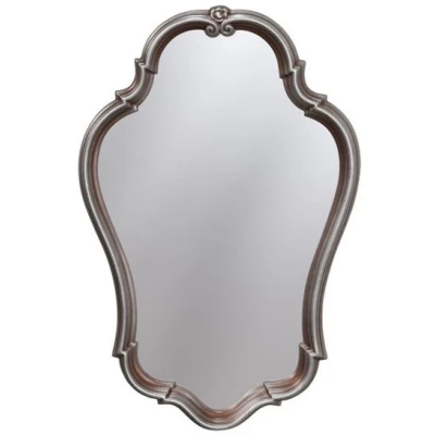 Зеркало для ванной 45,7х69 см античное серебро Caprigo PL475-ANTIC CR округлое