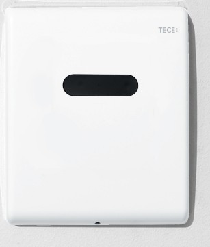 TECE TECEplanus Urinal 6 V-Batterie. Панель смыва с инфракрасным датчиком. Белый глянцевый. 9242356