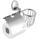 Держатель туалетной бумаги и освежителя воздуха Haiba HB1603-1 с крышкой (металл) хром  (HB1603-1)