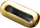 GLOBO Relais Декоративное кольцо для раковины/биде (запчасть) - форма овал,  цвет золото  (GH004 oro)