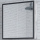 Зеркальный шкафчик в ванную Corozo Айрон 60 SD-00000278 черный антик  (SD-00000278)