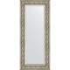 Зеркало настенное Evoform Exclusive 140х60 BY 3528 с фацетом в багетной раме Барокко серебро 106 мм  (BY 3528)