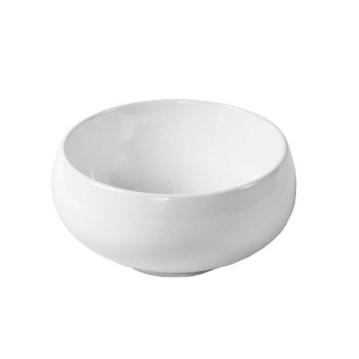 Раковина керамическая Vincea VBS-203 320х320х160 накладная круглая белый
