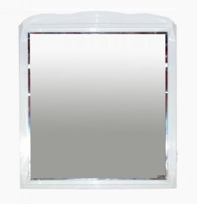 Зеркало для ванной Misty Дайна 100 свет белая эмаль (П-Дай02100-011Св)