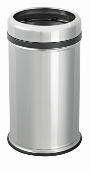 Efor Metal Корзина хром без крышки из нержавеющей стали для мусора 20 л