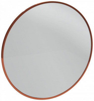 Зеркало подвесное в ванную круглое 70 см Jacob Delafon Odeon Rive Gauche EB1177-CPR, медь округлое