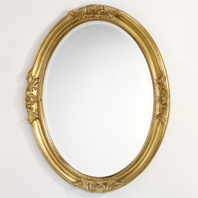 CAPRIGO PL030-O зеркало настенное в раме, овальное (золото)