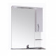 ASB-Mebel 9933 Грета 80 зеркало со шкафчиком, белый глянец  (9933)