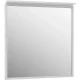 Зеркало подвесное для ванной Allen Brau Priority 80х75 с подсветкой, серебро браш (1.31015.02)  (1.31015.02)