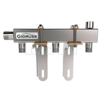 Распределительный коллектор DMSS без гидрострелки, с креплениями, Gidruss 1 1/4 (1G 00433 17)
