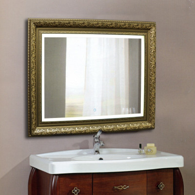 Зеркало в ванную с LED подсветкой Relisan KATY Гл000024350, 92x71 прямоугольное