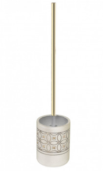 Ершик для туалета FIXSEN Rich (FX-251-5), цвет золото - бежевый