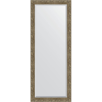 Зеркало напольное Evoform Exclusive Floor 200х80 BY 6115 с фацетом в багетной раме Виньетка античная латунь 85 мм