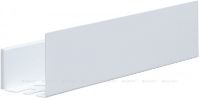 Полка для ванной Aquanet Магнум 50x12 белая матовая, с крючками (00302232)